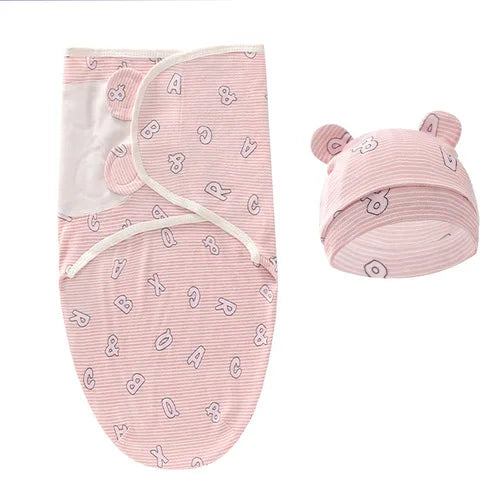 Gigoteuse Bébé avec Bonnet BonnetDream — Coton Doux Respirant, 5 Motifs, Design Ajustable | TrioNest™