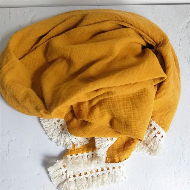 Gigoteuse Été Bébé en Mousseline MusselineDream — Hypoallergénique, Ultra-Douce, 80x65 & 120x100 cm | TrioNest™