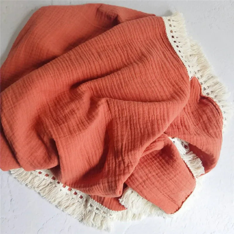 Gigoteuse Été Bébé en Mousseline MusselineDream — Hypoallergénique, Ultra-Douce, 80x65 & 120x100 cm | TrioNest™