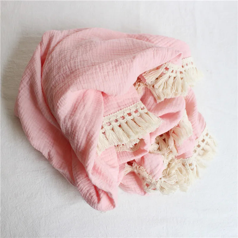 Gigoteuse Été Bébé en Mousseline MusselineDream — Hypoallergénique, Ultra-Douce, 80x65 & 120x100 cm | TrioNest™