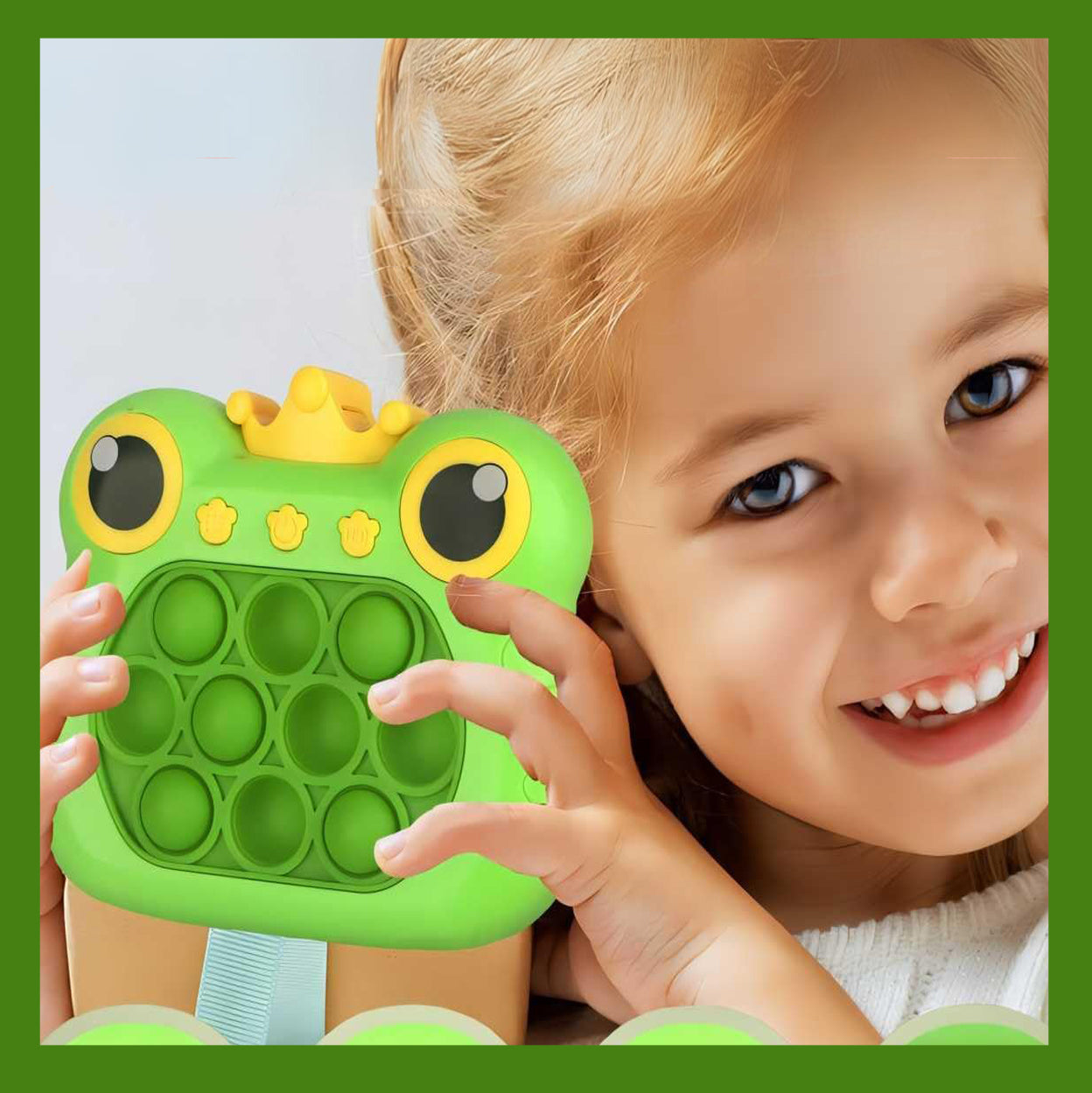 Jeu de Bulles Push & Pop – Silicone, LED, IP67, Anti-Stress, 10 Bulles | TrioNest™
