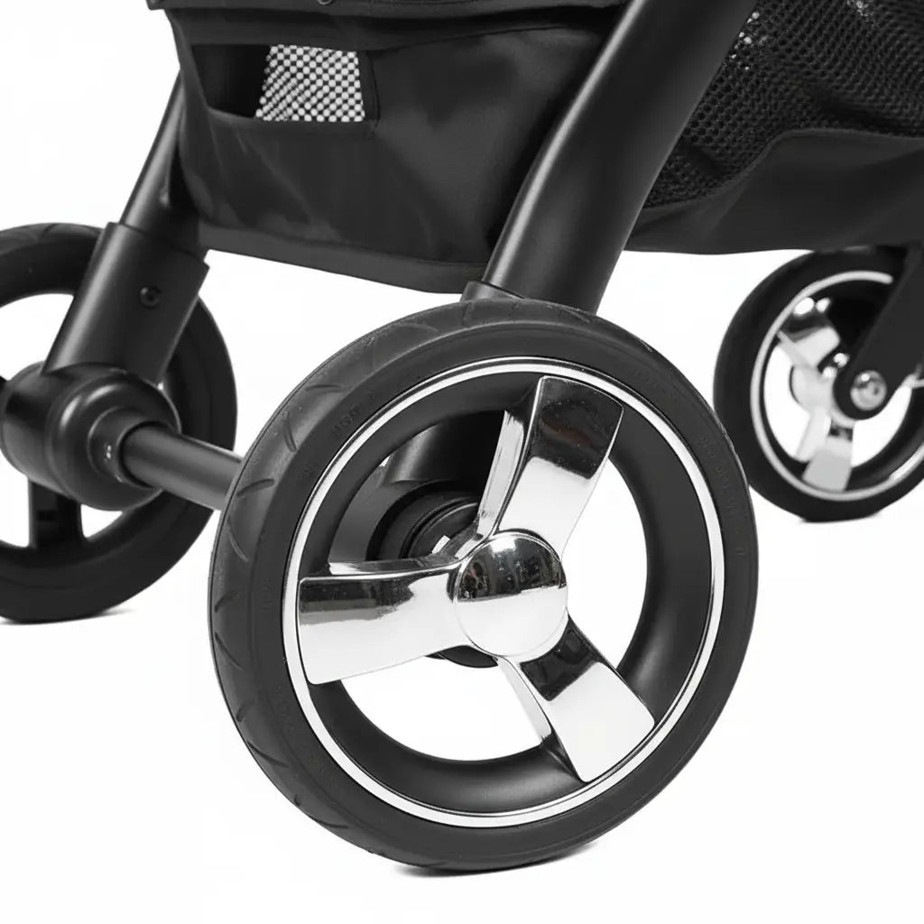 TrioNest™ Poussette 4-en-1 Bidirectionnelle | Nacelle + Siège Auto ECE | Dès la Naissance TrioNest™ Poussette 3 en 1