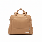 Sac à Langer Marron Velours Côtelé - Design "Héritage" Chic & Doux - Impérméable & Grande Capacité | TrioNest™ Heritage