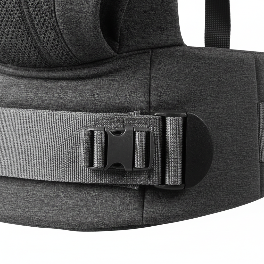 Porte-Bébé Nouveau-Né 3 en 1 Ergonomique | TrioNest™ – Positions Avant, Kangourou & Arrière, 0-36 Mois