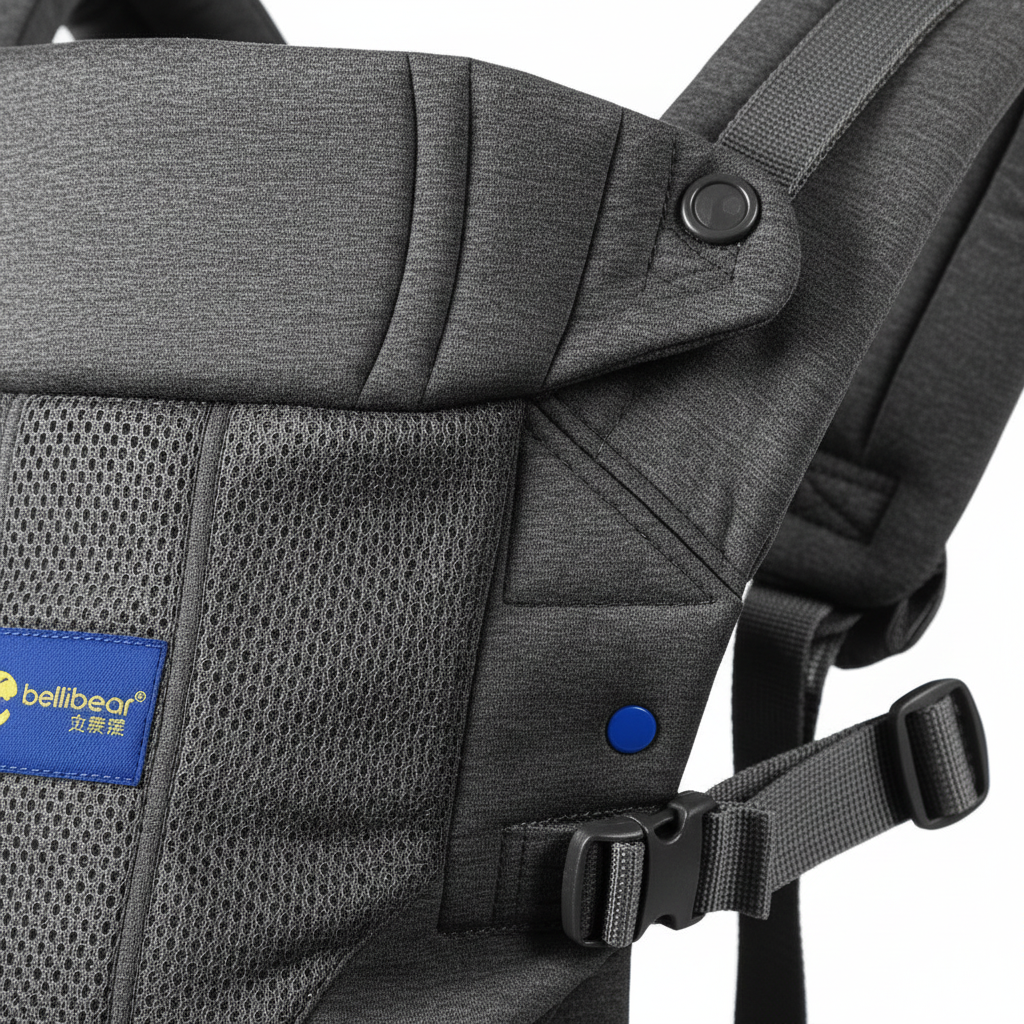 Porte-Bébé Nouveau-Né 3 en 1 Ergonomique | TrioNest™ – Positions Avant, Kangourou & Arrière, 0-36 Mois