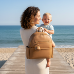 Sac à langer SipSafe Camel lifestyle plage