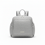 Sac à langer BigBloom Gris fond blanc