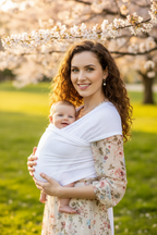 Breathable Newborn Baby Wrap Carrier | TrioNest™ – 100% Cotton, Ergonomic, 0-36 Months, 5 Colors
