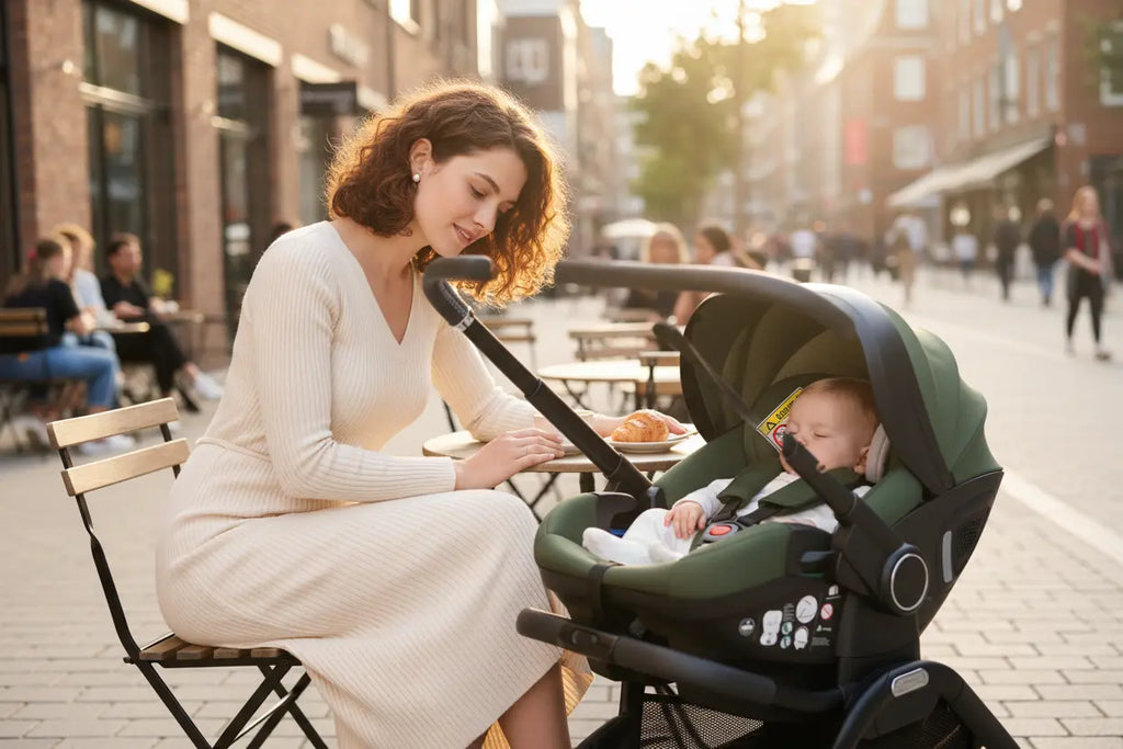 TrioNest™ Poussette 4-en-1 Bidirectionnelle | Nacelle + Siège Auto ECE | Dès la Naissance TrioNest™ Poussette 3 en 1