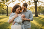 Porte-Bébé Écharpe Enveloppante Multifonction | TrioNest™ – Portage, Allaitement & Protection, 0-36 Mois