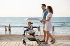 Poussette Double Tandem Dos à Dos – Parasol Anti-UV, Cadre Alu, Pliage 1 Bouton, Roues 360°, Jumeaux & Fratrie | TrioNest™ TrioNest