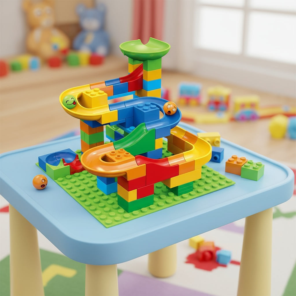 Konstruktionsspiele - Murmelbahn