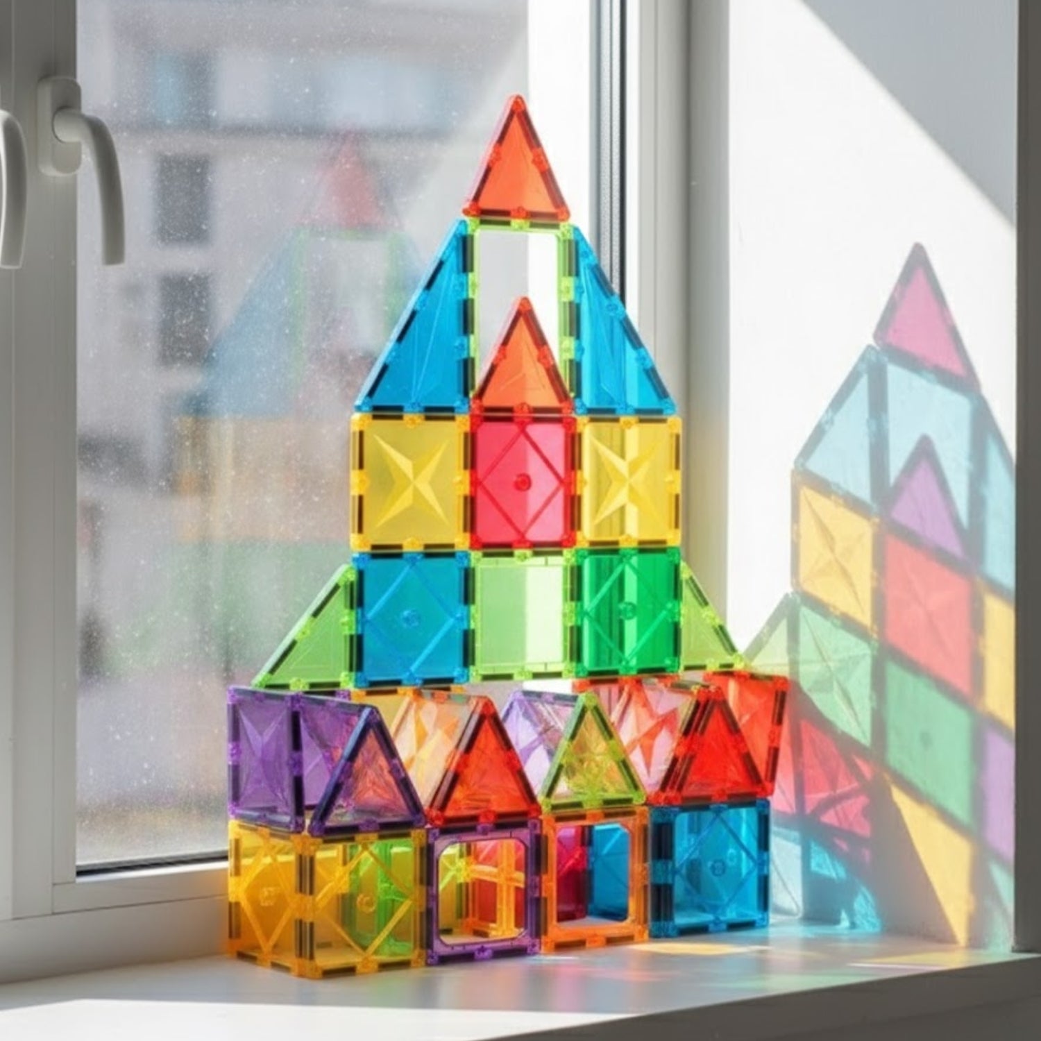 Jeux de Construction Magnétique – 24 ou 41 Pièces, Non Toxique, Dès 3 Ans | TrioNest™