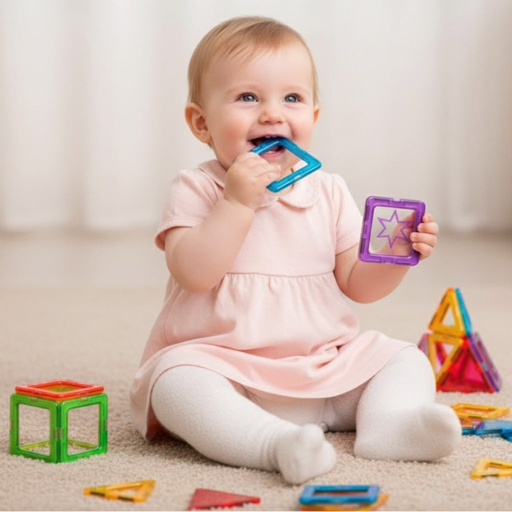 Jeux de Construction Magnétique – 24 ou 41 Pièces, Non Toxique, Dès 3 Ans | TrioNest™