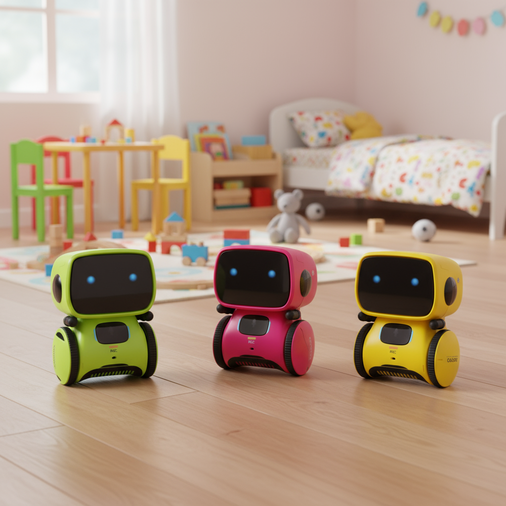 Tanzender LED-Roboter mit Sprach- und Touch-Steuerung für Kinder 3-12 Jahre DANCEBOT – TrioNest™