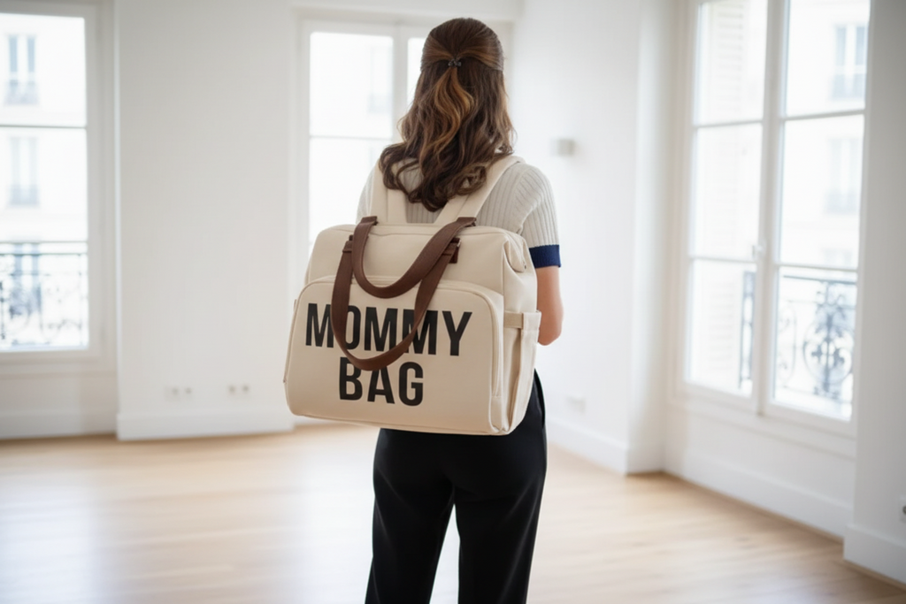 Sac à Langer Bébé 3 Pièces Imperméable | TrioNest™ – Sangles Ergonomiques, Grande Capacité, Toutes Saisons