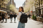 Sac à Dos à Langer 3-en-1 – Lit de Voyage, Imperméable, Charge USB, 7 Compartiments, Compatible Poussette | TrioNest™