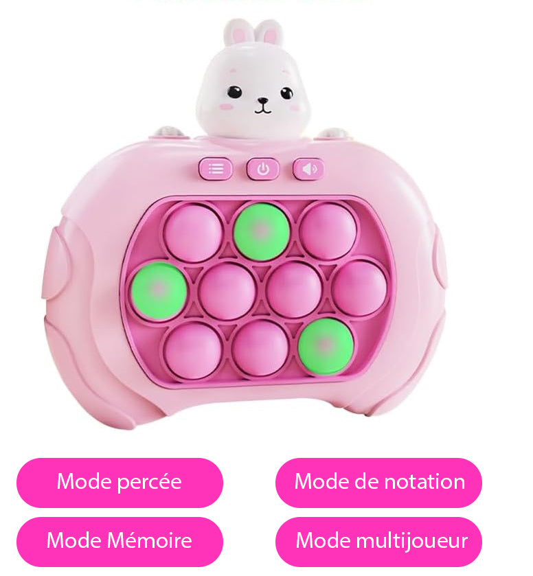 Jeu de Bulles Push & Pop – Silicone, LED, IP67, Anti-Stress, 10 Bulles | TrioNest™