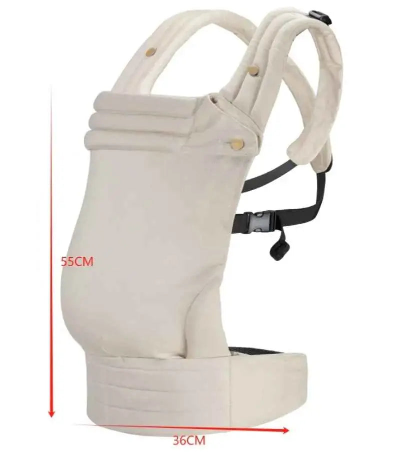 Porte-Bébé Ergonomique 4 en 1 — Écharpe, Kangourou, Dos & Tabouret de Hanche TrioNest™ Poussette 3 en 1