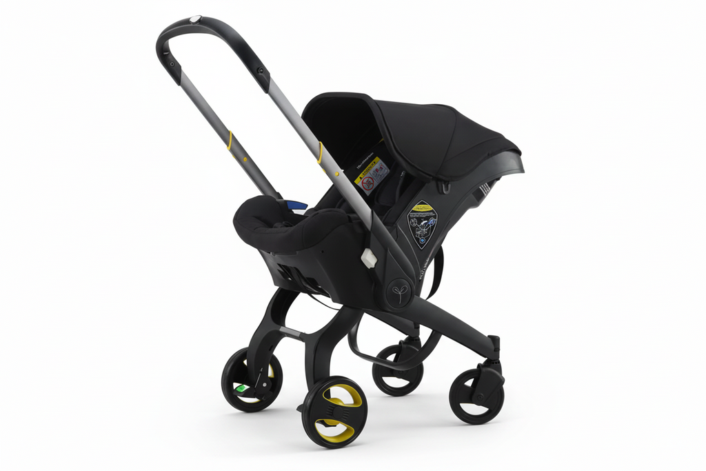 TrioNest™ 3-in-1 Stroller | Integrated Car Seat & Carrycot – Complete Travel System – From Birth to 3 Years – Compact Fold & All-Terrain