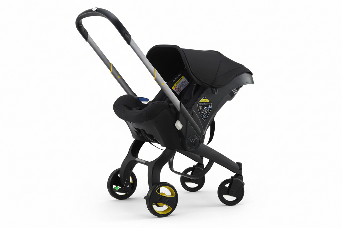 TrioNest™ 3-in-1 Stroller | Integrated Car Seat & Carrycot – Complete Travel System – From Birth to 3 Years – Compact Fold & All-Terrain