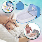 Couffin Bébé Pliant avec Moustiquaire | TrioNest™ – Respirant, Transformable en Sac, 5 Coloris
