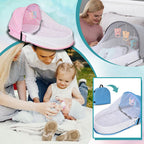 Couffin Bébé Pliant avec Moustiquaire | TrioNest™ – Respirant, Transformable en Sac, 5 Coloris