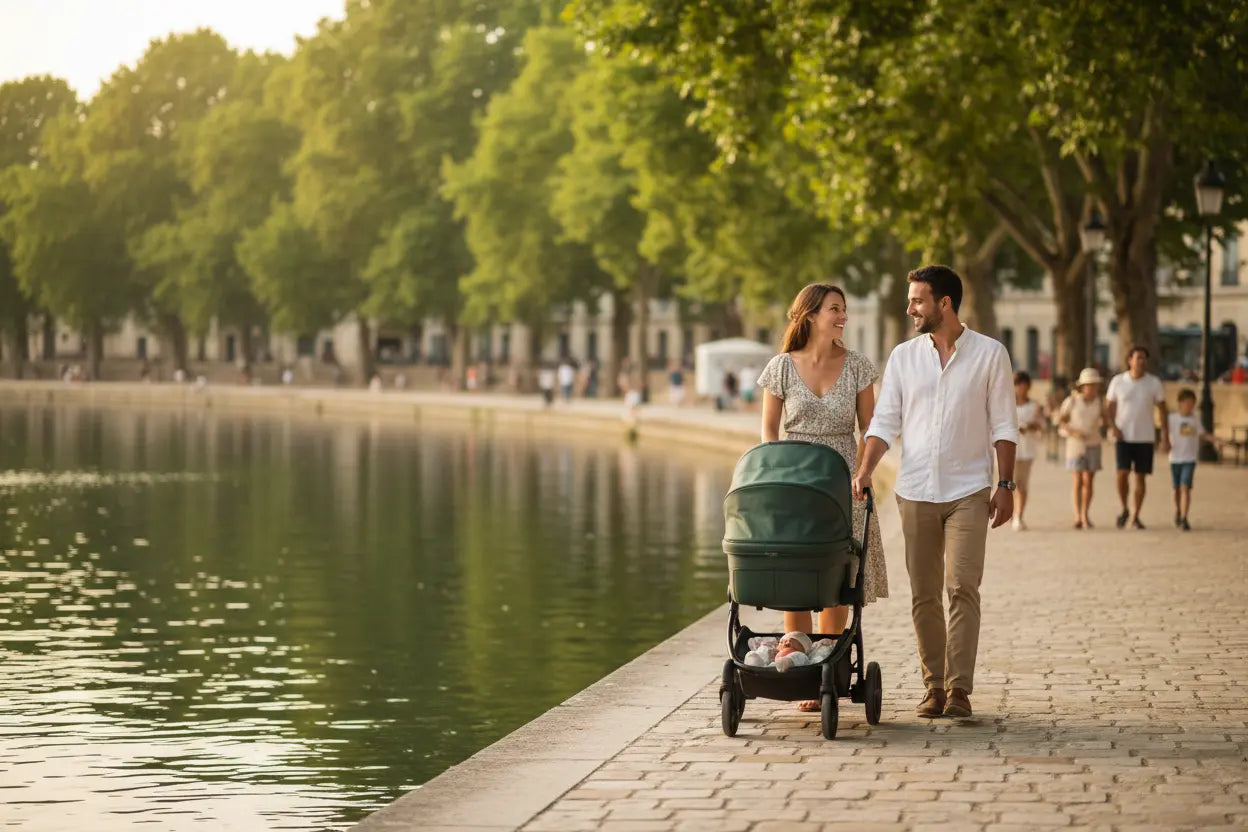 Poussette 3-en-1 avec Base ISOFIX – Nacelle, Siège Auto & Siège Poussette, Cadre Alu, Dès la Naissance | TrioNest™ TrioNest™ Poussette 3 en 1