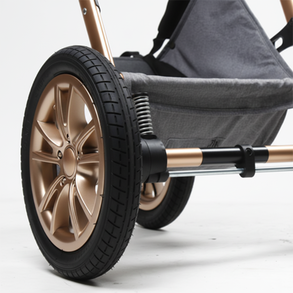Poussette 3-en-1 Pack Naissance Complet – Nacelle, Siège Auto Groupe 0+, Siège Réversible, Design Urbain, 0-3 Ans | TrioNest™ URBANIA