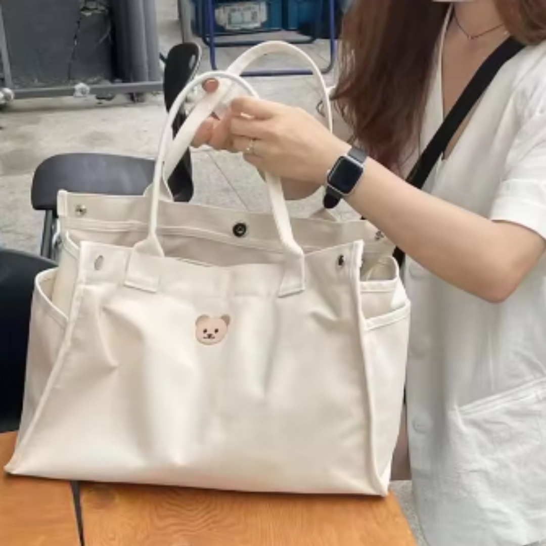 Sac à Langer Bébé en Toile Qualité Supérieure | TrioNest™ – Poignées Longues, Multi-Compartiments, Toutes Saisons