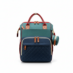 Sac à Dos à Langer 3-en-1 – Lit de Voyage, Imperméable, Charge USB, 7 Compartiments, Compatible Poussette | TrioNest™