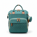 Sac à Dos à Langer 3-en-1 – Lit de Voyage, Imperméable, Charge USB, 7 Compartiments, Compatible Poussette | TrioNest™