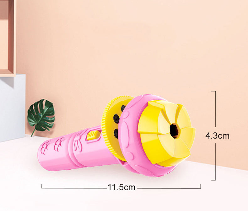 Projecteur Lampe de Poche Enfants – 4 Roues, 32 Images Animaux, Focale Réglable, Économique | TrioNest™