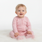 Barboteuse Bébé Manches Longues À Capuche – Coton Hypoallergénique, Motifs Animaux, Boutons-Pression, Unisexe | SoftHood by TrioNest™