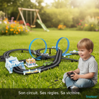 Circuit Électrique Voitures Télécommandées Loopings Modulable 2 Tailles SPEEDLOOP – TrioNest™