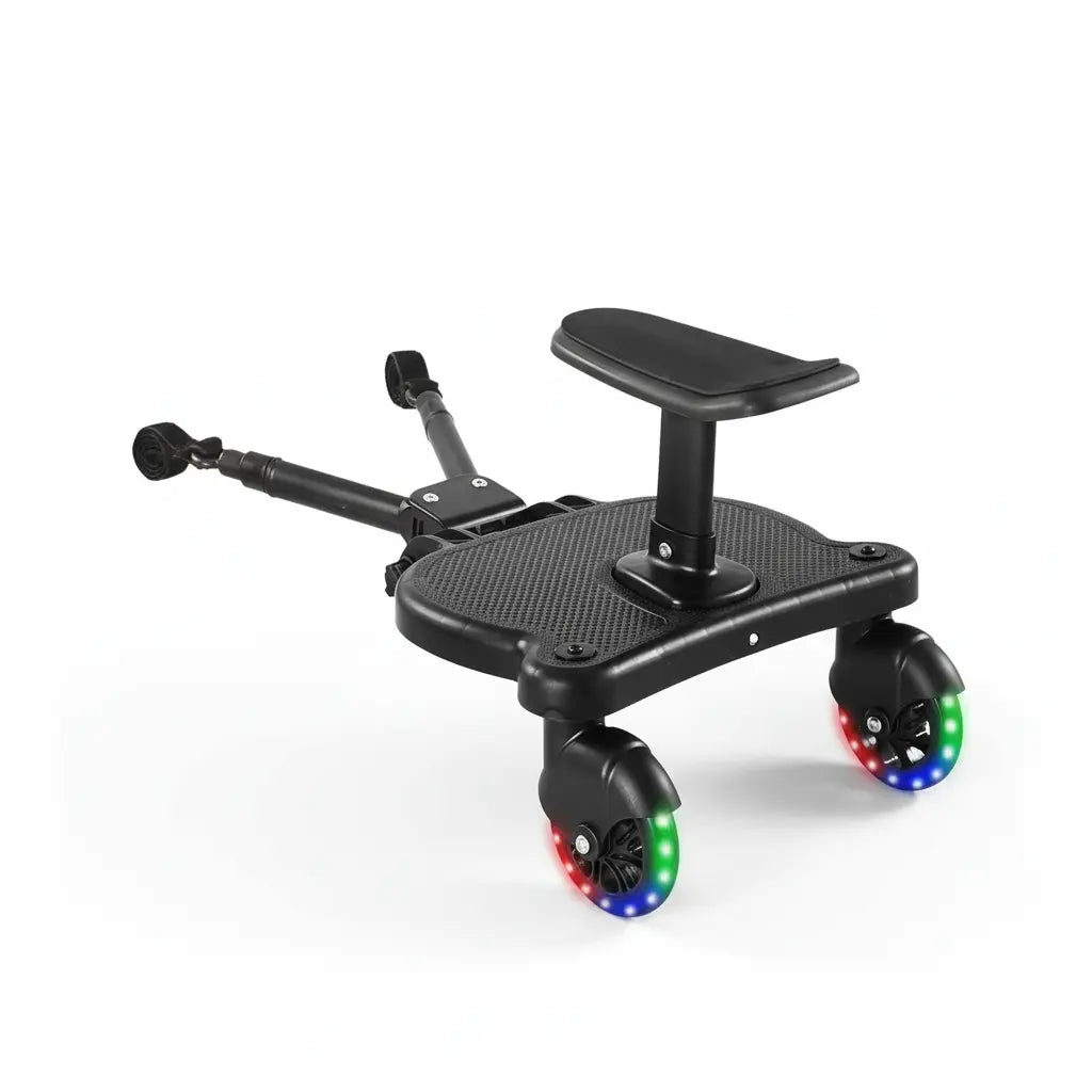 TrioNest™ Planche de Poussette 2-en-1 | Debout & Assis | 25 kg | Compatible 95% Poussettes TrioNest