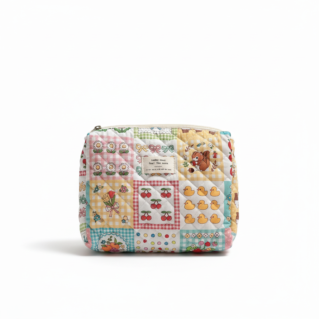 Sac à Langer en Coton Matelassé | TrioNest™ – Doux, Léger, Compartiment Zippé, 4 Coloris