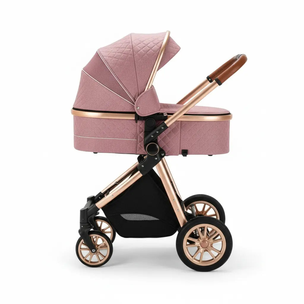 Poussette 3-en-1 Pack Naissance Complet – Nacelle, Siège Auto Groupe 0+, Siège Réversible, Design Urbain, 0-3 Ans | TrioNest™ URBANIA Aliexpress