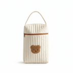 Sac à Langer à Fermeture Éclair Motif Ours | TrioNest™ – 80 g, Ergonomique, Lavable Machine, 18x26x7 cm