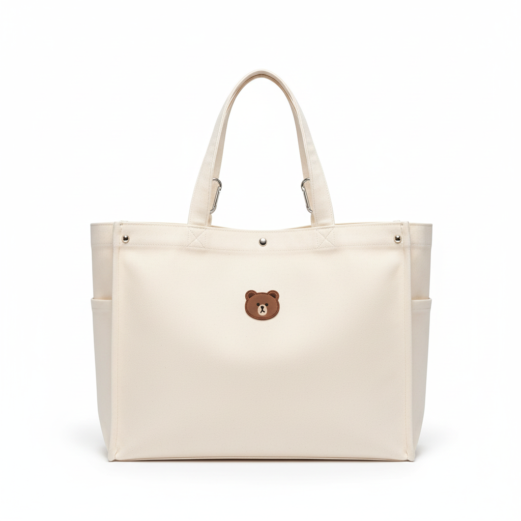 Sac à Langer Bébé en Toile Qualité Supérieure | TrioNest™ – Poignées Longues, Multi-Compartiments, Toutes Saisons