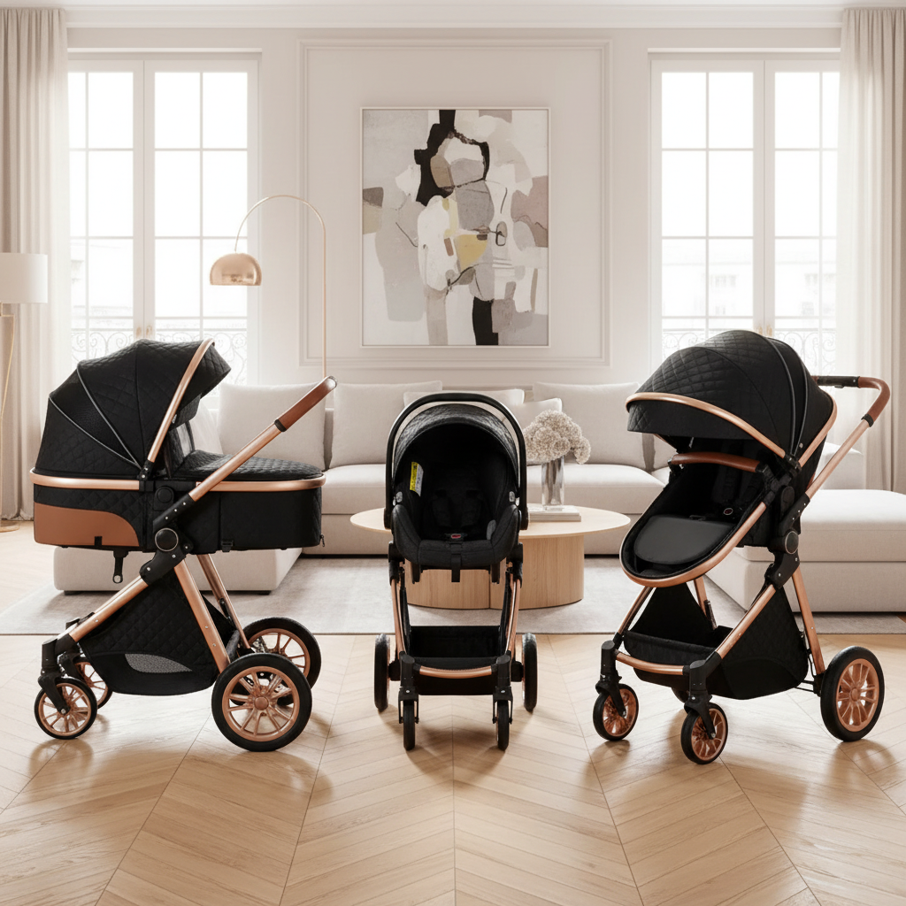 Poussette  3-en-1 TrioNest™ URBANIA - Pack complet Trio Naissance 0-3 Ans