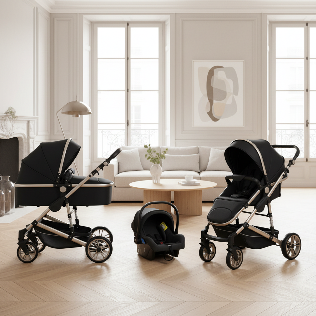 Poussette  3-en-1 TrioNest™ FLEXIA - Pack complet Trio Naissance 0-3 ans