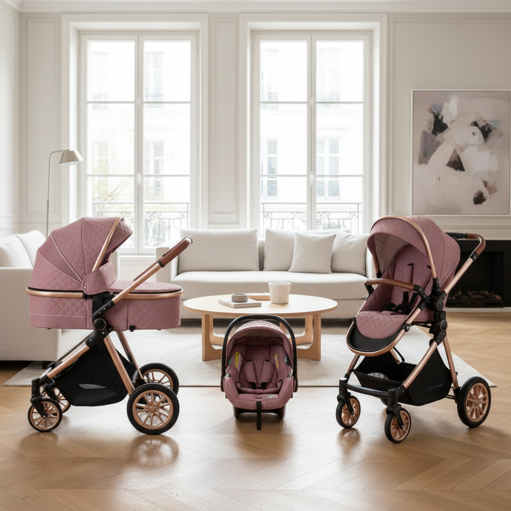 Poussette  3-en-1 TrioNest™ URBANIA - Pack complet Trio Naissance 0-3 Ans