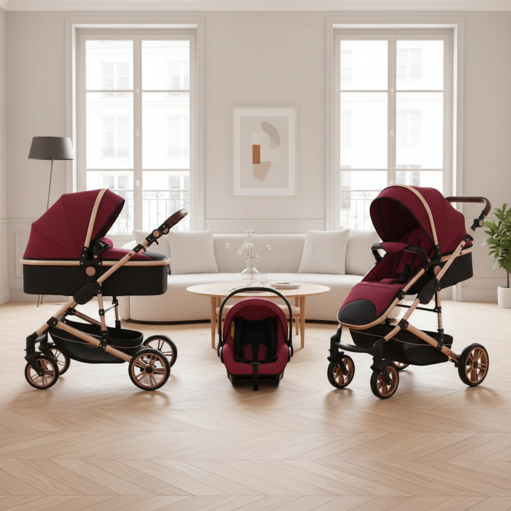 Poussette  3-en-1 TrioNest™ FLEXIA - Pack complet Trio Naissance 0-3 ans