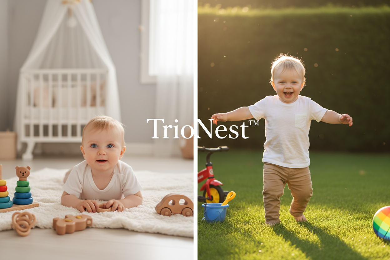 TrioNest Dyptique Bébé Enfant