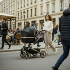 3-in-1 Stroller Complete Newborn Pack – 6 Accessories Included, Carrycot, Group 0+ Car Seat, Reversible Seat, 0-3 Years | TrioNest™ URBANIA