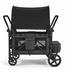 Poussette Wagon 4 Places Tout-Terrain – Harnais 5 Points, 150 kg, Toit UV, 8 Rangements, Pliable | TrioNest™ Wagon TrioNest™ Poussette 3 en 1