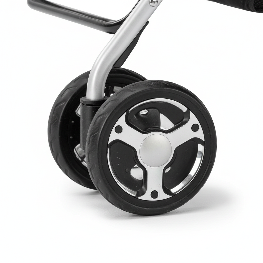 Poussette Bébé Compacte Pliable | TrioNest™ – Légère, Maniable & Confortable